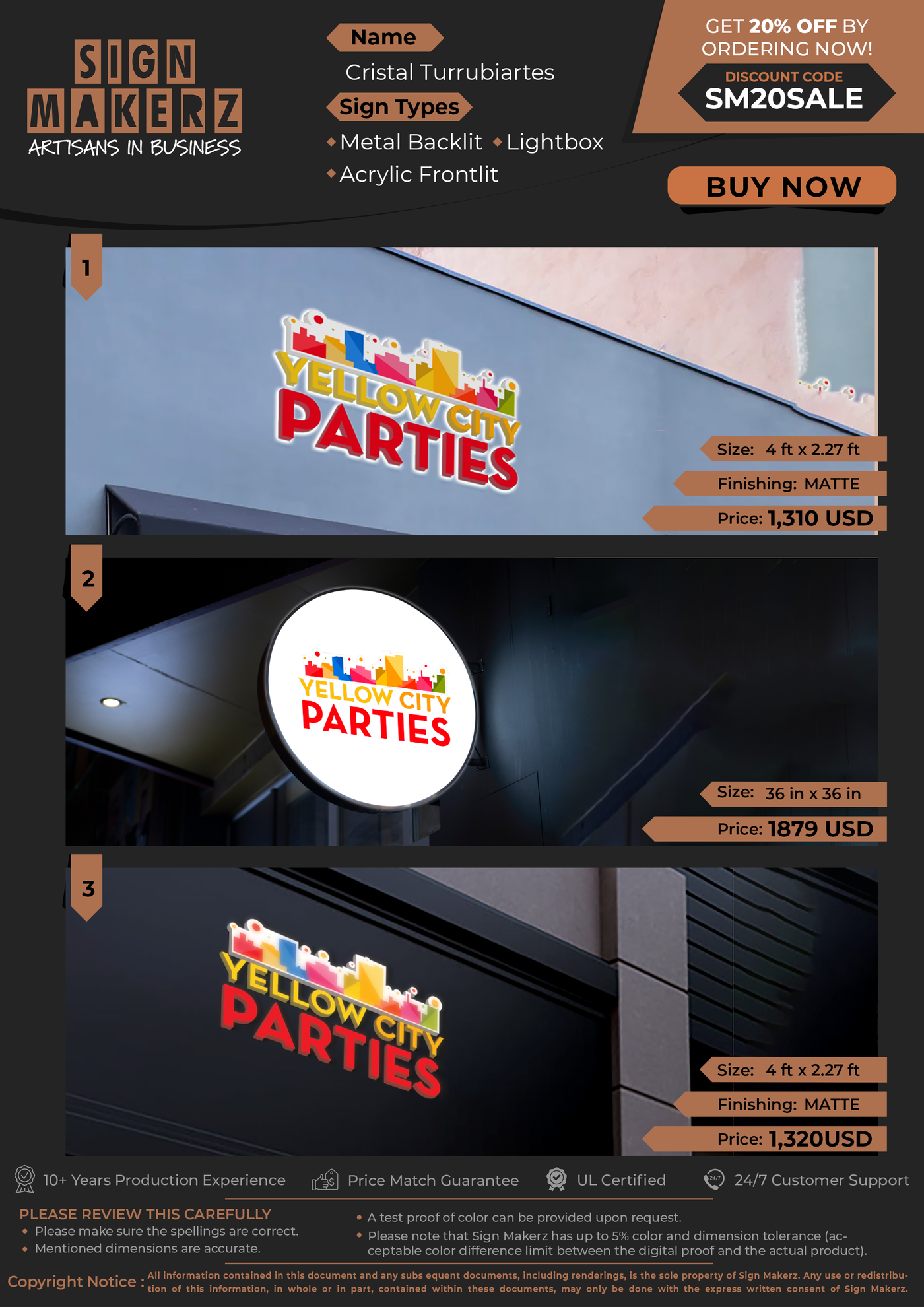 Business Signs For Turrubiartes