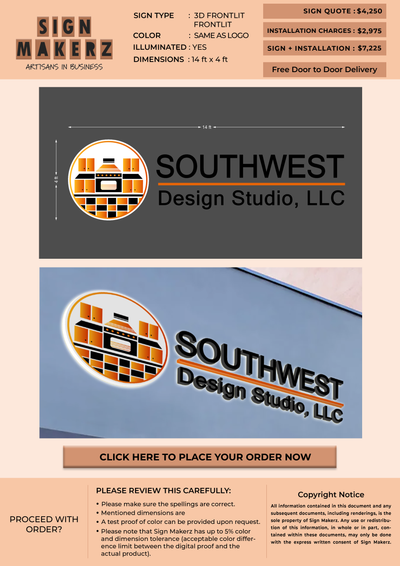 Business Signage Proposal for Stephanie