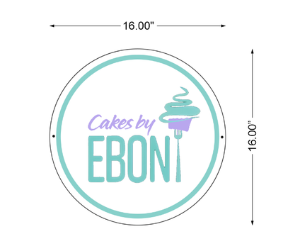 Custom Business sign for Eboni (OwlPrintHouse),