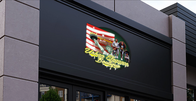 3d Acrylic Frontlit Sign for urban elegance boutique