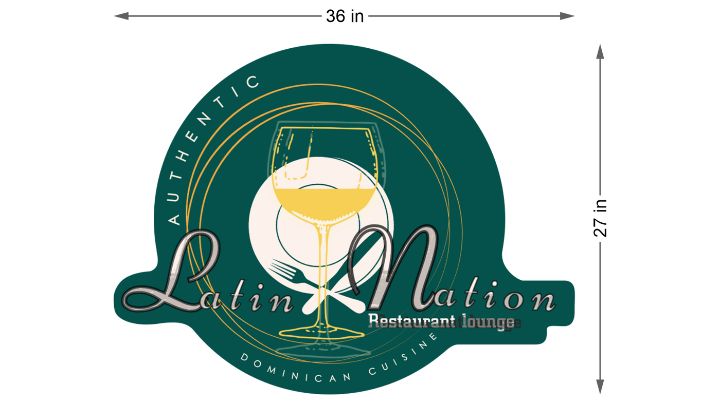 Custom Signs For Latin Nation Restaurant Lounge