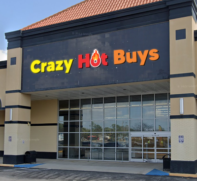 3D UV Acrylic Frontlit sign for CRAZY HOT BUYS