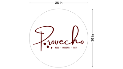 3d blade sign for provecho