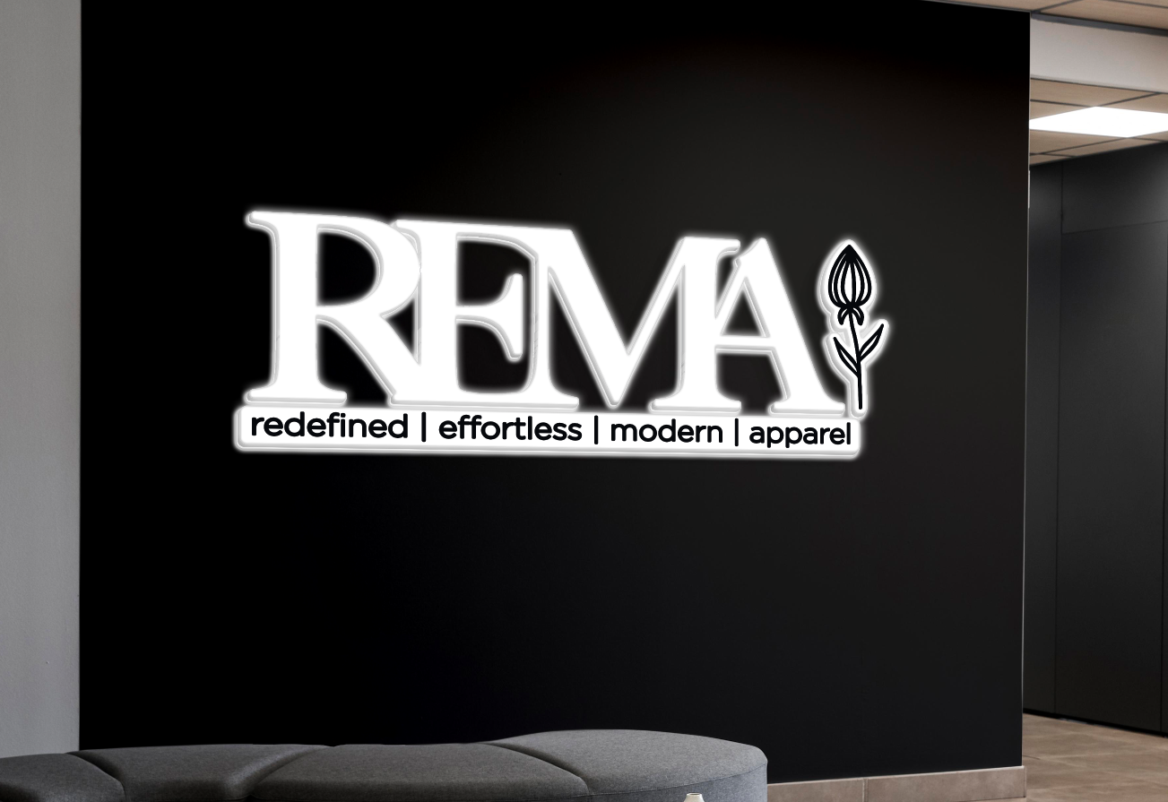Business signage for rema abedkader
