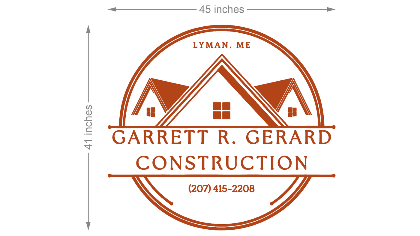 5mm metal letter for Garrett R. Gerard