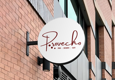 3d blade sign for provecho